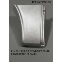 1936 Chevy Coupe Right Quarter Repair Panel