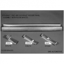 1941-48 Chevy Pass Car Left or Right Center Floor Brace