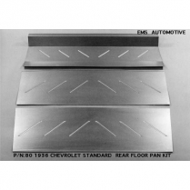 1936 Chevy Standard 2 & 4 Door Sedan Rear Floor Pan Kit