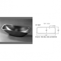 Universal Spare Tire Well - 29-3/4" Long x 8-5/8" Wide