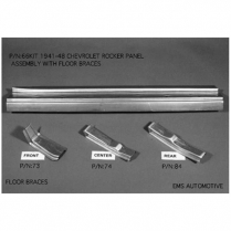 1941-48 Chevy Pass Car Rear Floor Brace - Right or Left