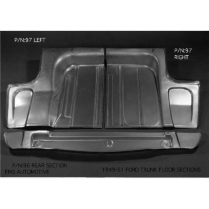 1949-51 Ford 2 & 4 Door Sed Coupe Conv Right Trunk Floor