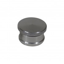 1" Tall Mini Aluminum Filler Neck with Aluminum Cap