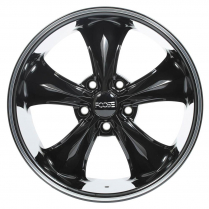 F104 Legend 18x8 5x4.75 BP +1 mm OS Black Milled