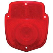 1953-56 Ford Truck Red Tail Light Plastic Lens w/Ford Script