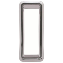 1968 Mustang Tail Light Bezels w/Black Detail