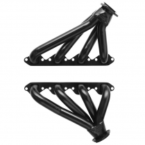 1962-01 Ford SB 221-351W V8 Mid Length Headers - Black