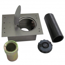 Fuel Filler Door Kit with Flat Face & Straight Box
