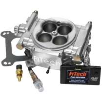 GO EFI 4 600HP Bright Tumbled Throttle Body Basic Kit