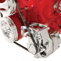 Low Mount Drivers Side Alternator Bracket CSB SWP - Polished