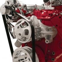 Serpentine Pulley 3 Pc Set SB Chevy LWP - Polished