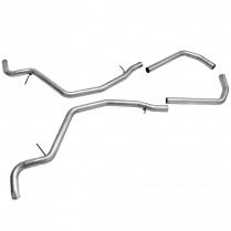 1959-64 Chevy Impala V8 Header-Back Exhaust Pipe Kit