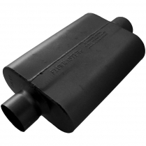 40 Delta Flow 3" Muffler Center & Center Out - Black A
