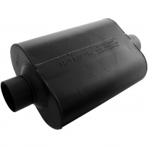 Super 44 3" Muffler Center & Center Out - Black Alum