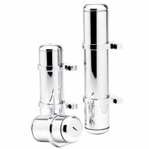 Polished Alum Remote Power Steering Reservoir for Rack