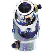 Polished Nickel U-Joint 1"DD x 3/4" Smooth Bore