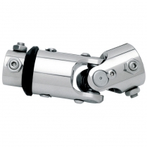 Polished Nickel Vibration U-Joint 3/4"-36 x 3/4"- 36 Spl