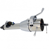 Polished SS Micro 17" x 2" 1"-DD Tilt Steering Column