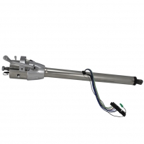 Polished SS 35" x 2" - 1"DD Tilt Steering Column w/Shift
