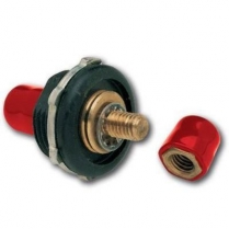 Red Positive Firewall Stud Insulator with Cap