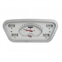 1953-55 Ford F100 Pickup White Face Gauge Kit