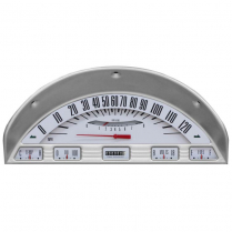 1956 Ford F100 Pickup White Gauge Kit