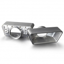 Goolsby Edition Billet Alum Exhaust Tips (Pair) - Satin