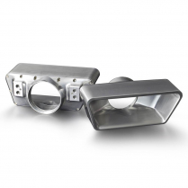 Goolsby Edition Billet Alum Exhaust Tips (Pair) - Raw Finish