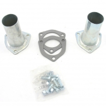 Mild Steel 3 Bolt Collector Reducer - 2.5" to 2"