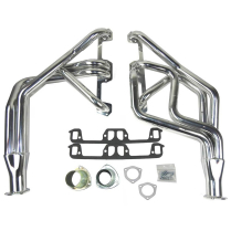 1972-93 Dodge P/U SBM Long Tube Coated Headers - 1-5/8"