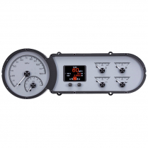 1953-54 Chevy Passenger Car HDX Gauge Kit - Silver