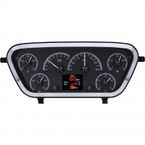 1953-55 Ford Pickup Truck  HDX Gauge Kit - Black