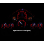 1958-62 Corvette HDX Gauge Kit Black