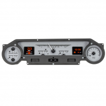 1964-65 Falcon, Ranchero & Mustang HDX Gauge Kit - Silver