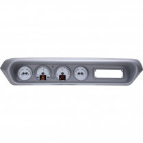 1964-67 Pontiac GTO LeMans Tempest HDX Gauge Kit Silver