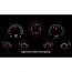 1967-72 Chevy & GMC Pickup Truck HDX Gauge Kit - Black