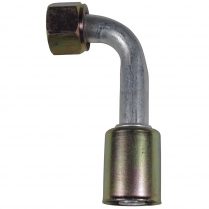 Heater Fitting 5/8" Hose 90 Degree Beadlock - Female O-Ring