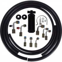 Economy Beadlock A/C Hose Kit with Black Drier