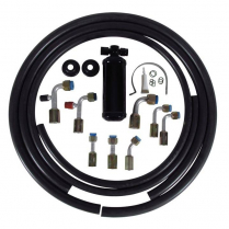 Economy XL Beadlock A/C Hose Kit with Chrome Drier