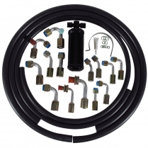 Beadlock A/C Hose Kit with Black Drier - R134