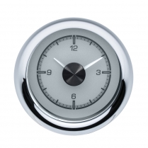 1955-56 Chevy Car Clock for HDX Gauge Kit - Silver