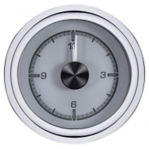1958-62 Corvette Clock for HDX Gauge Kit - Silver