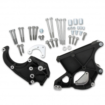 LS AC, Alt & P/S RH Bracket Kit for Sanden AC Comp - Black