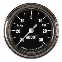 Hot Rod 2-1/8" Boost & Vacuum Gauge - SLF