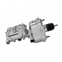 7" Single Diaphragm Booster & Dual Master Cylinder Chrome