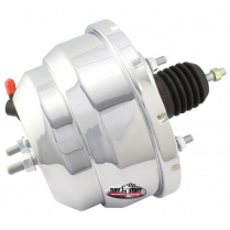 8" Dual Diaphragm Booster - Chrome