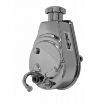 Chrome Type 1 GM P/S Pump 5/8"-18 w/Reservoir & Keyway