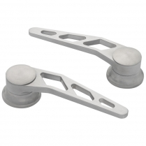 Lokar Inside Door Handles for Ford & GM 1949-Up - Brushed