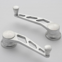 Lokar Inside Window Cranks for Ford Pre 1949 - Brushed