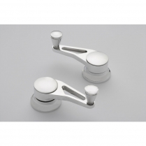 Lokar Inside Vent Cranks for GM Pre 1948 - Polished
